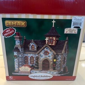 Lemax lighted building Saint Joseph’s Chapel